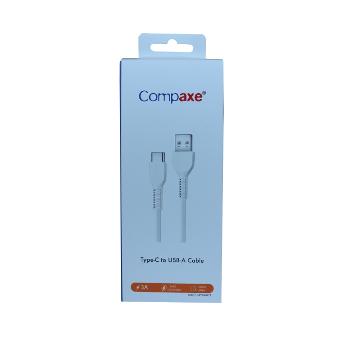 Compaxe CTK-BTU Usb 3.0 1Mt Type-c 3A Şarj Kablosu