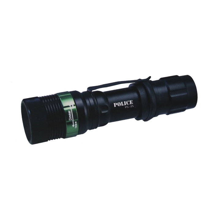 Polıce PC-25 CREE Led + Zoom El Feneri ( 3 Tane İnce Kalem Pille Çalışır)