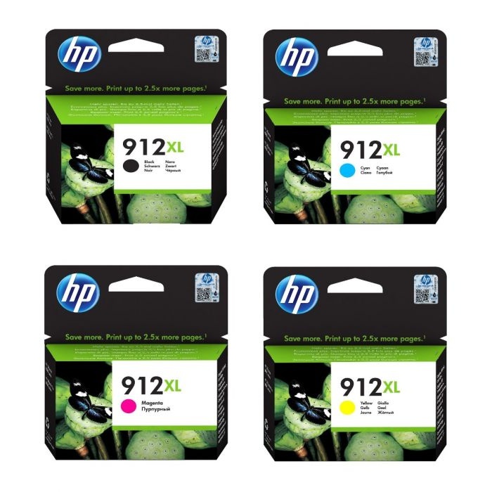 HP 3YL81AE + 3YL82AE + 3YL83AE + 3YL84AE 912XL Kartuş Seti