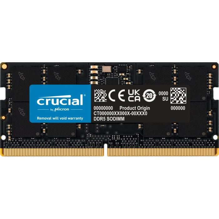 Crucial 16GB DDR5 4800MHz CL40 CT16G48C40S5 Notebook Ram