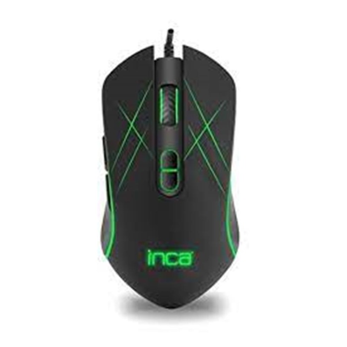 Inca CHASCA Img-039t 3200Dpı  Örgülü 6 Led RGB SOFTWEAR- SİLENT Gaming Mouse (1,65Mt Örgülü Kablo)