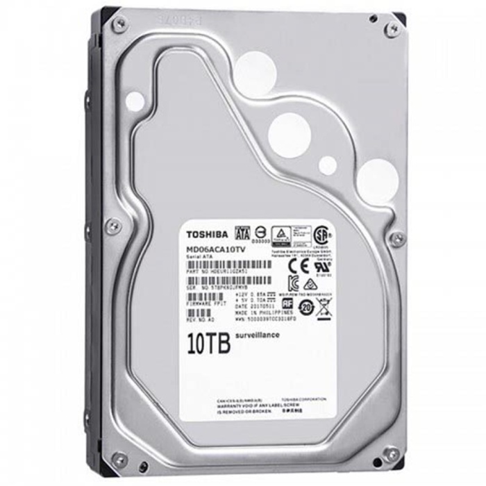 Toshiba 10TB MD06ACA10TV SATA 3.0 7200 RPM 3.5 Sata 3 7-24 Güvenlik Diski (İthalat)