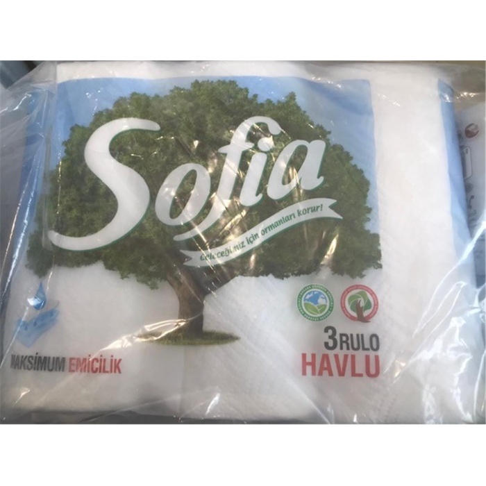 Sofia 500849 3x8 24 Rulo Havlu Kağıt