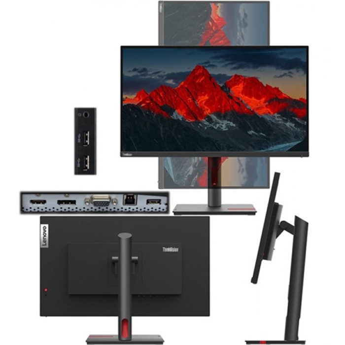 Lenovo 27 ThinkVision T27i-30 63A4MAT1EU 4 ms Full HD Pivot IPS Monitör