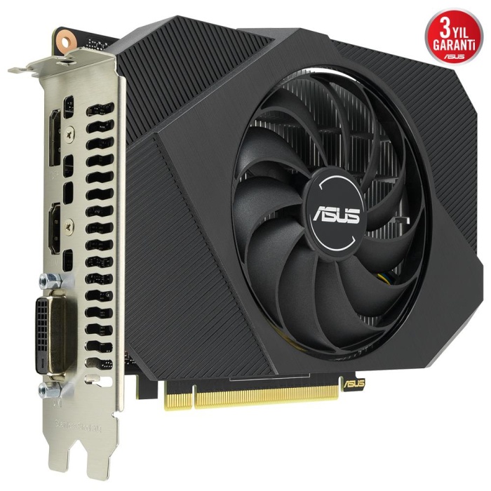 Asus Geforce GTX1630 Ph-Gtx1630-4G 4Gb Gddr6 64Bit 1815Mhz Oc Dvı Hdmı Dp Ekran Kartı