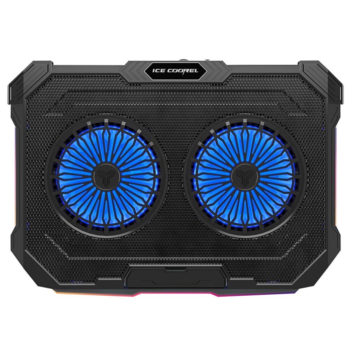 Rampage Sirius S46 RGB Işıklı 2 Fanlı Yükseklik Ayarlı 125 -125-15 2 USB Port Notebook Soğutucu