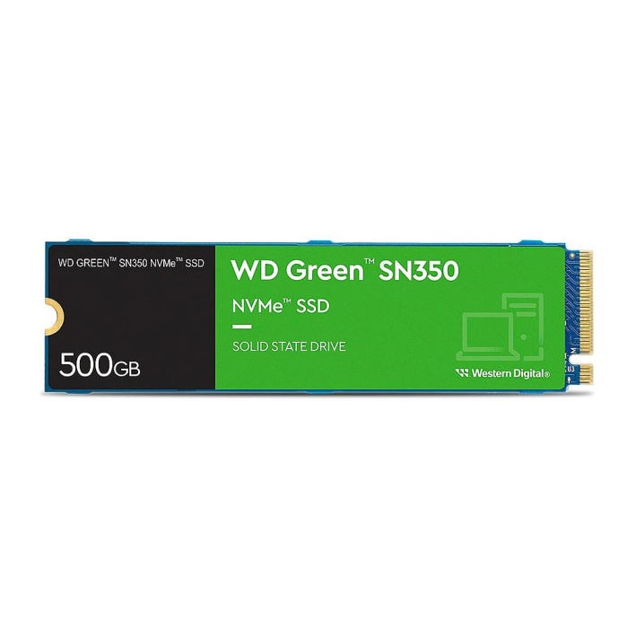 Wd 500Gb Green SN350 WDS500G2G0C PCIe Gen3 x4 Okuma 2400MB – Yazma 1500MB M.2 SSD