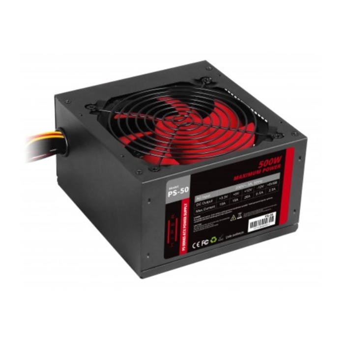 Hiper PS-50 500W 12 cm Fan Güç Kaynağı PSU