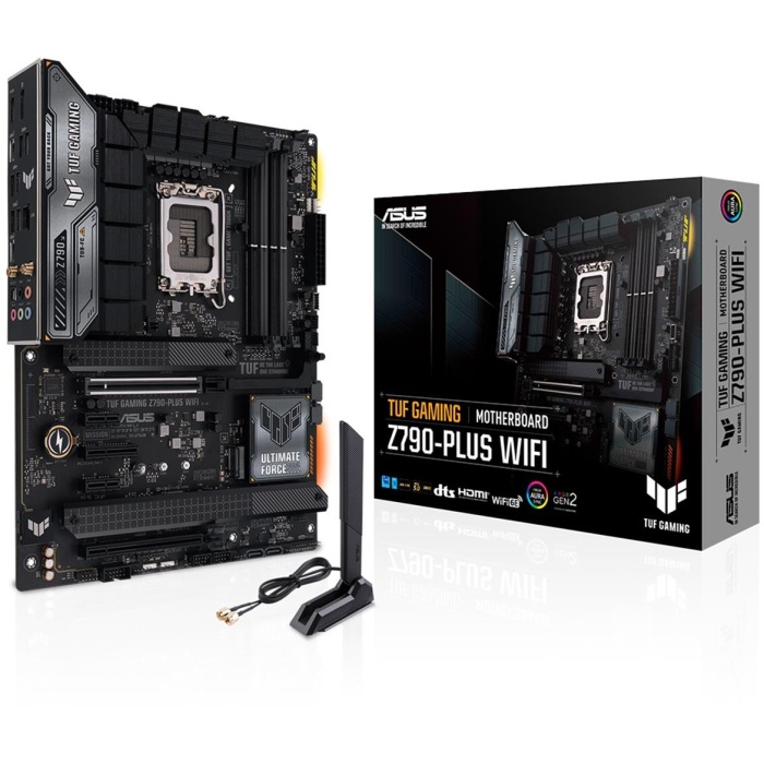 Asus TUF Gaming Z790-Plus WIFI Intel Z790 Soket 1700 DDR5 7200(OC)MHz ATX Gaming (Oyuncu) Anakart