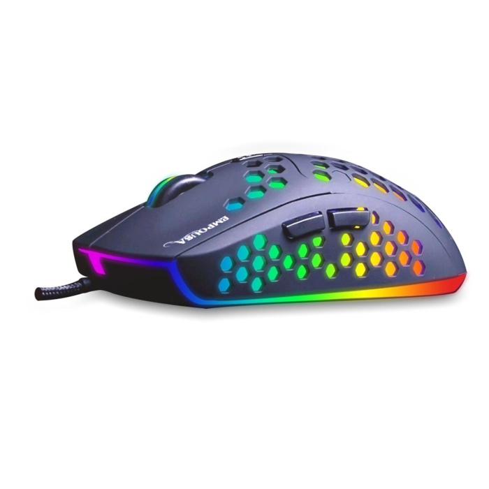 Inca Img-346 6400Dpı  Empousa 6 Prog.Tuş  RGB Macro Keys Gaming Mouse (1.5mt Örgülü Saf Bakır Kablo)