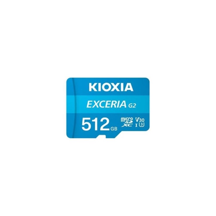 Kioxia 512GB Exceriag2 Micro SDXC U1 V30 4K 100-50 MicroSD Kart