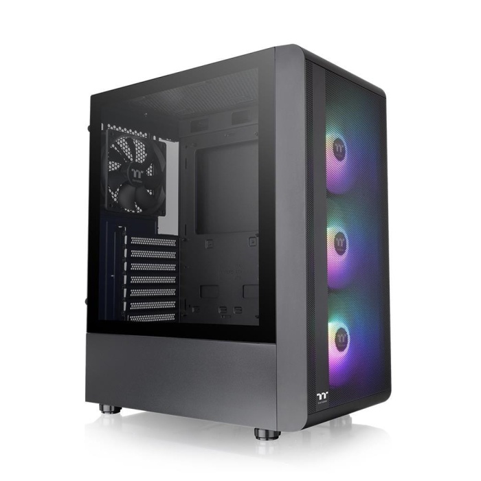 Thermaltake S200 TG 650W 80+ ARGB 3x120mm Fan Mesh Ön Panel, Tempered Glass Pencereli Oyuncu Kasası