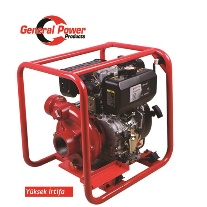 General Power GP30 DSCE-12 Dizel Yüksek Basınçlı Su Motoru 75 mt