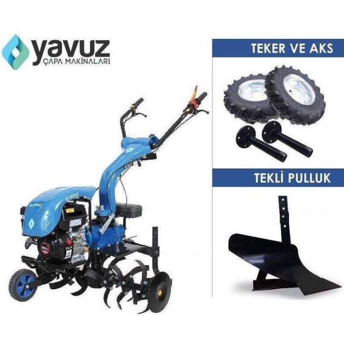 Yavuz Y200 Benzinli Motorlu Çapa Makinası 6.5 Hp Hediyeli