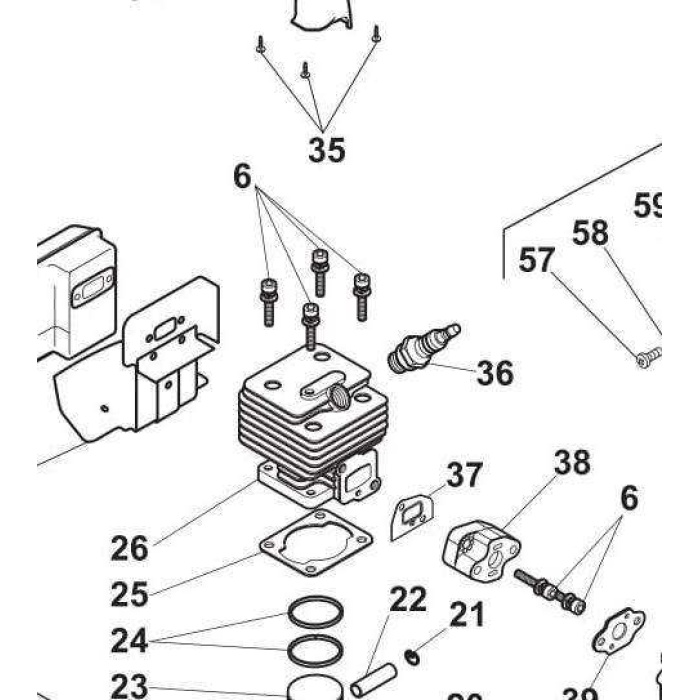 Stiga SMT 226 Multi Tırpan Silindir Piston Seti