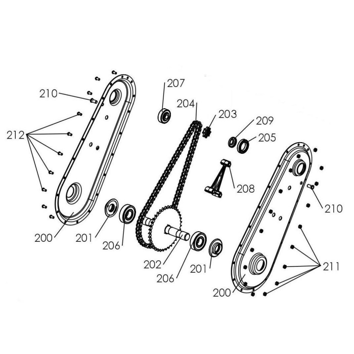 Pubert Vario Zincir Sacı Ara Takozu No-208