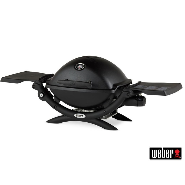 Weber Q 1200 Gazlı Mangal Siyah