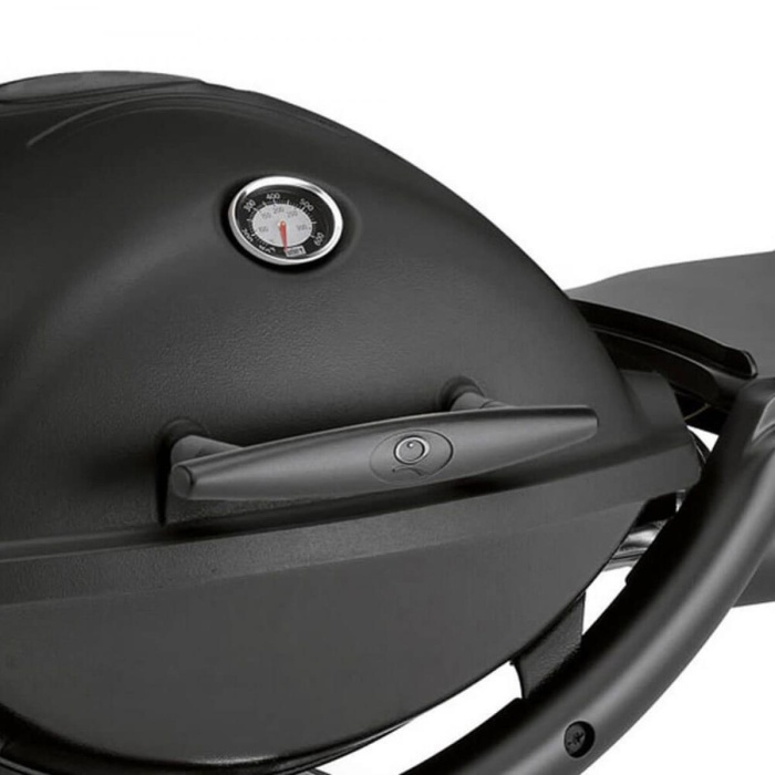 Weber Q 1200 Gazlı Portatif Ayaklı Mangal Siyah