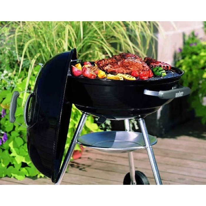 Weber Compact Kettle Kömürlü Mangal + Tutuşturma Seti