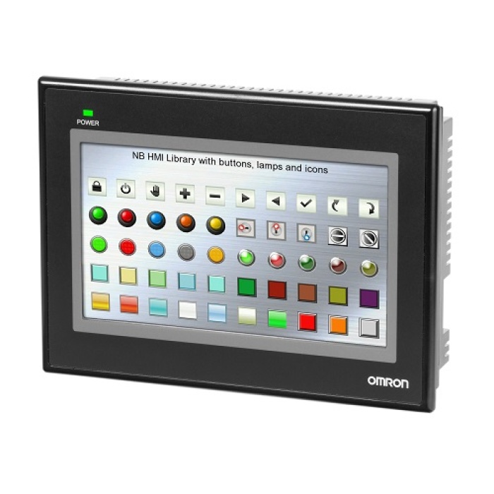 HMI dokunmatik ekran, 7 inç WVGA (800 x 480 piksel) TFT renk, Ethernet + USB Host