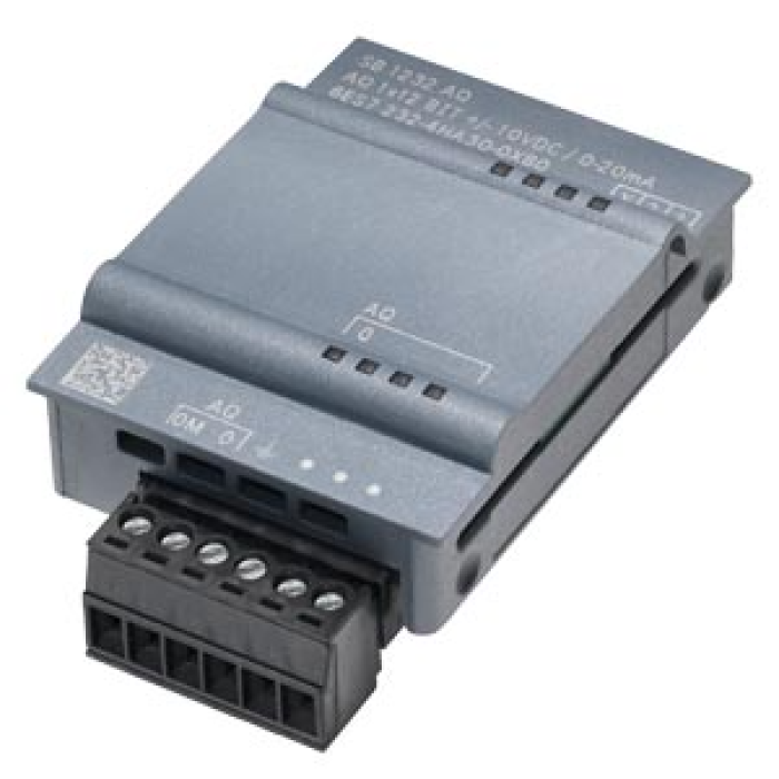 S7-1200 Analog Output Modulü SB 1232, 1 AO, +/-10 V DC (12 bit resol.) or 0-20mA (11 bit resol.)