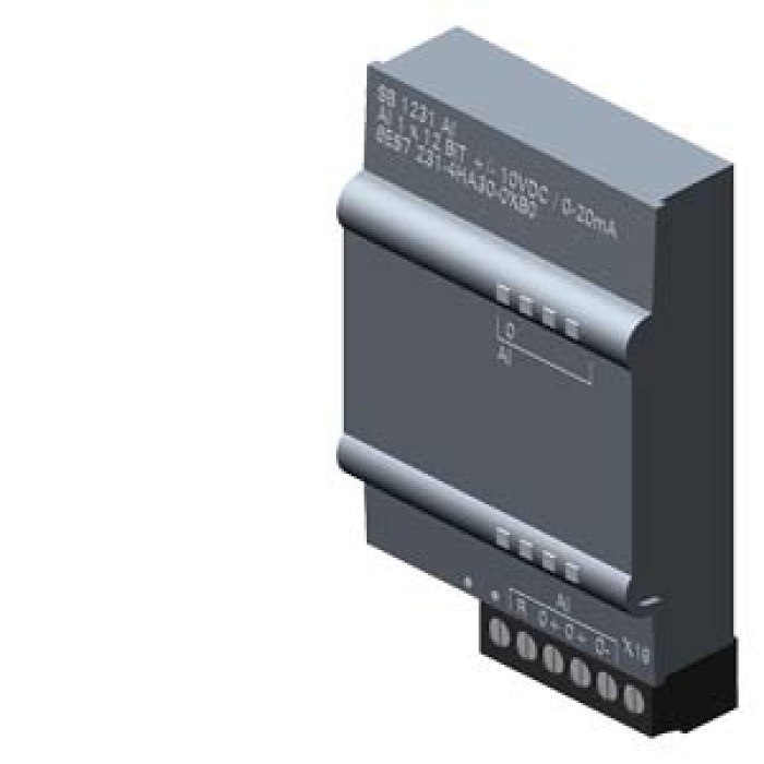 S7-1200 Analog Input Modulü SB 1231, 1 AI, +/-10 V DC (12 bit resol.) or 0-20 mA