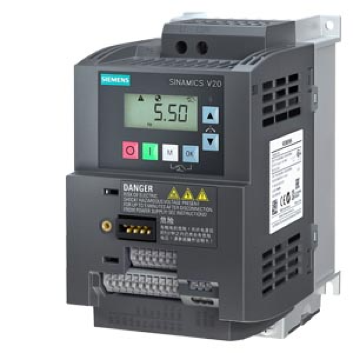 V20 Sürücü 200-240 V 1 AC  1.1 kW