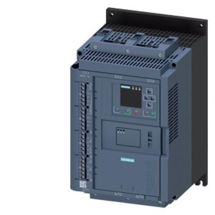 SIRIUS yumuşak yol verici 200-480 V 93 A, 45kW/400 V, 110-250 V AC vidalı bağlantı, ağır şartlara uygun