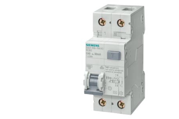 5SU1353-1KK40 KAÇAK AKIM KORUMA RÖLELİ >N< OTOMAT); C40A; 6kA; 240V; 30mA