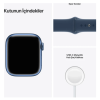 Apple Watch Seri 7 GPS, 41MM Mavi Alüminyum Kasa ve Mavi Spor Kordon