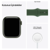 Apple Watch Seri 7 Gps, 41MM Yeşil Alüminyum Kasa ve Yeşil Spor Kordon