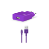 ttec SmartCharger 2.1A Seyahat Şarj Aleti + Micro USB Kablo Mor