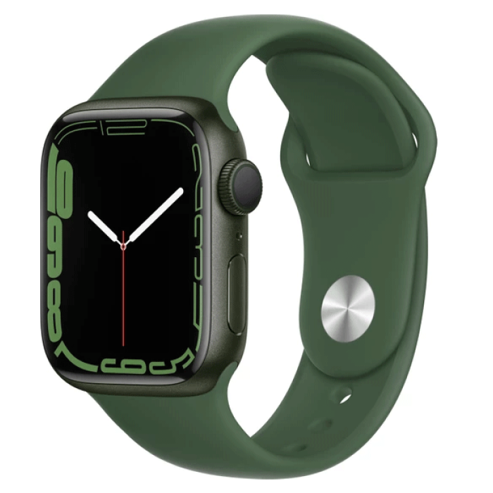 Apple Watch Seri 7 Gps, 41MM Yeşil Alüminyum Kasa ve Yeşil Spor Kordon