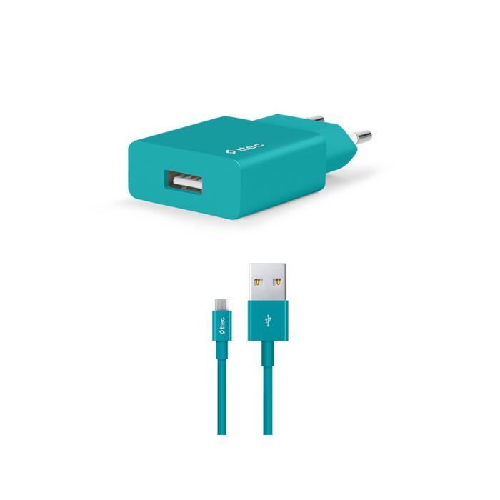 ttec SmartCharger 2.1A Seyahat Şarj Aleti + Micro USB Kablo Yeşil