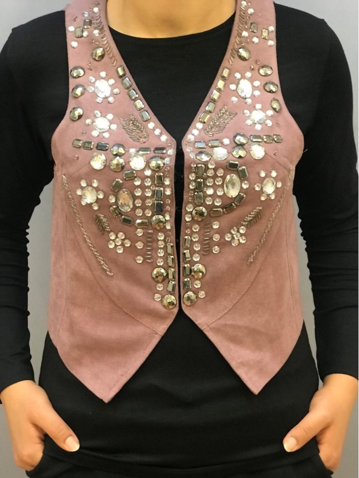 ON FASHİON KADIN TAŞ İŞLEME DETAYLI BOLERO