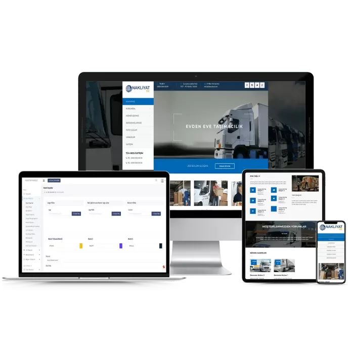 Nakliyat Sitesi V2 Web Site Teması