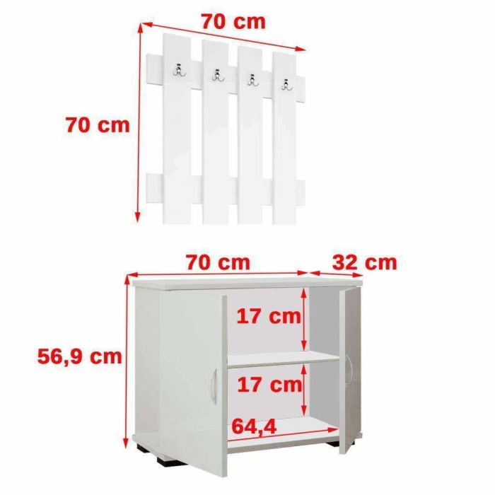 EVNOVİ EVN117 MELTEM PORTMANTO AYAKKABILIK CEVİZ