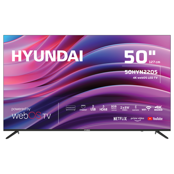 Hyundai 50HYN2205 50 127 Ekran 4K Ultra HD WebOS TV