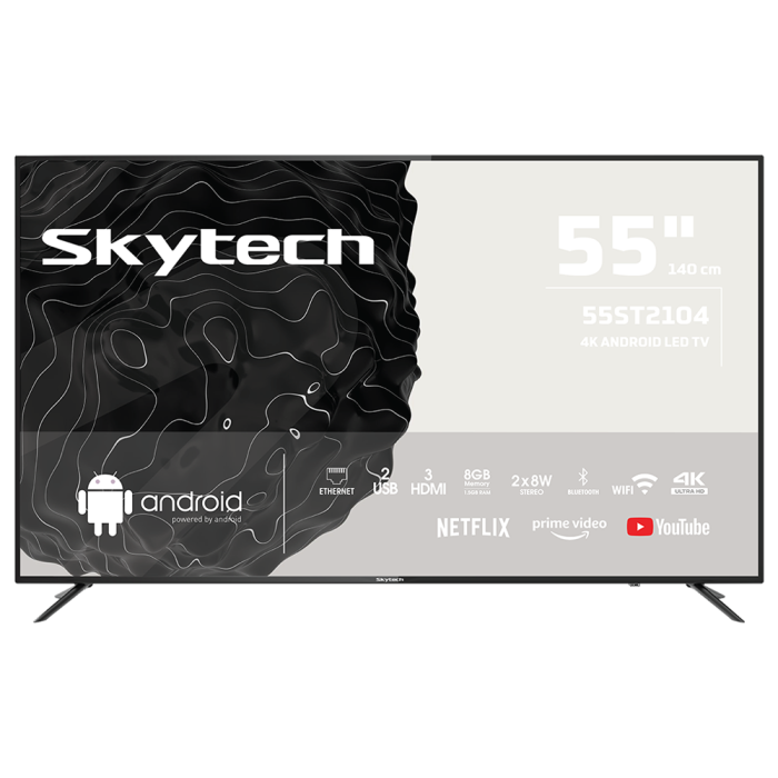 Skytech 55ST2104 55 140 Ekran 4K Ultra HD Android TV