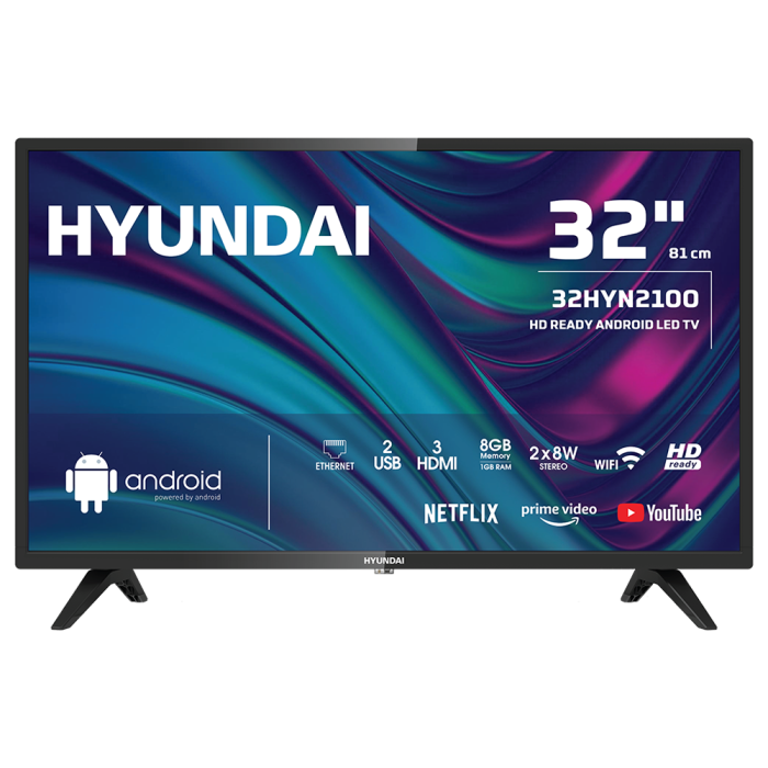 HYUNDAI 32HYN210032 FULL HD ANDROİD SMART UYDULU LED TV( 82 EKRAN )