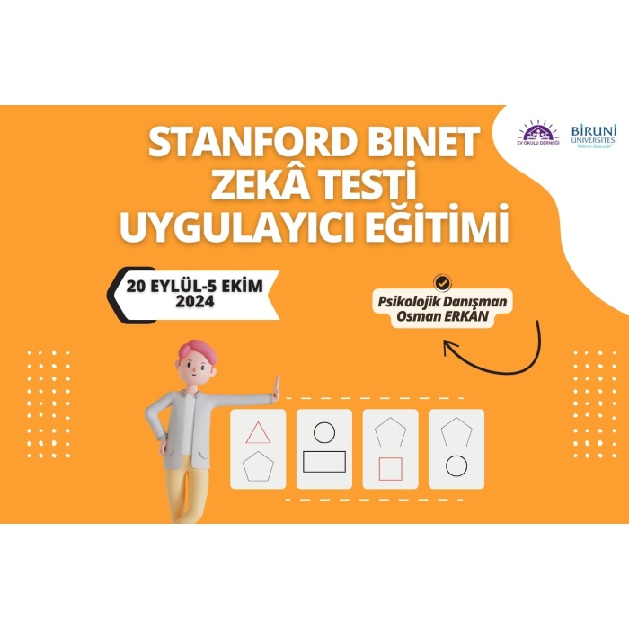 Stanford Binet Zekâ Testi Uygulayıcı Eğitimi