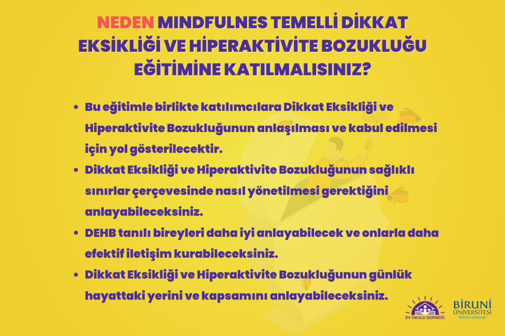 Mindfulness Temelli Dikkat Eksikliği Ve Hiperaktivite Bozukluğu Eğitimi