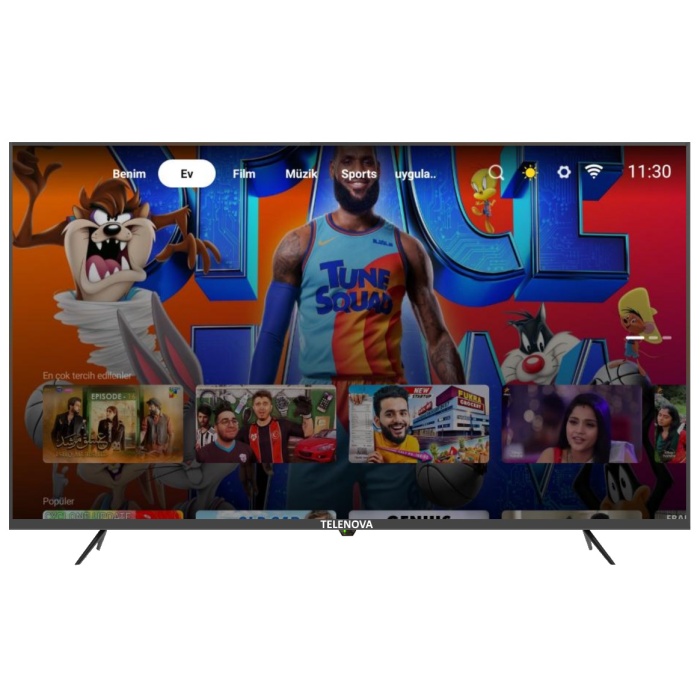 Telenova 32FS1202  32 82 Ekran Uydu Alıcılı HD Android Smart LED TV