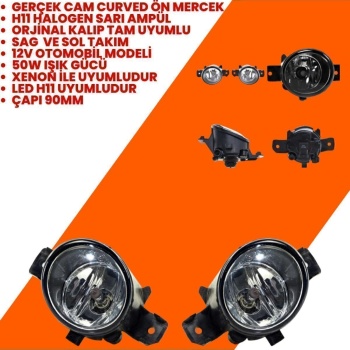 Renault Clio Symbol 2001 - 2007 1.5 Dcı Sis Farı Takım Sağ Ve Sol Set 2 Adet Ampuller Dahil