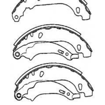 Cıtroen Xsara- 01/05; Arka Fren Pabucu (90x30)(bramax)
