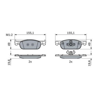 Renault Clio 4 2012 - 2019 Ön Fren Balata Takımı -