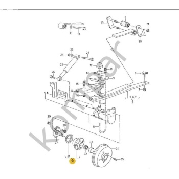 Porya Arka Sol-sag Rulmanlı 4x100 120x30 Abs 43dıs Vw Caddy Inca 96 > Uyumlu