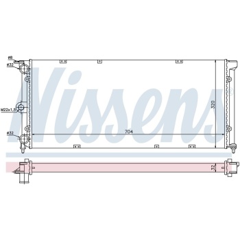 Su Radyatoru Mekanık Mt-at 700x300x23 Vw Passat Santana 1.6 1.6 D 1.6 Td 1.8 85>