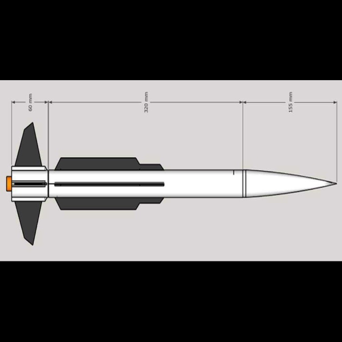 Rim-67A Model Roket Plastik Aparat