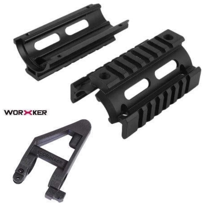 Ar15 Nerf Namlu İçin Metal Handguard Adaptörü Plastik Aparat